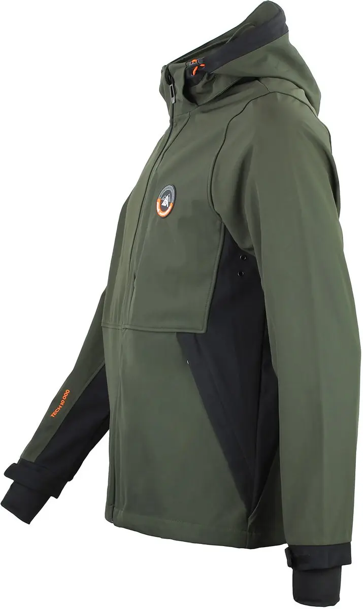 Peak Mountain Cafe Softshell Jack met Mesh Voering - afbeelding 3 van 6