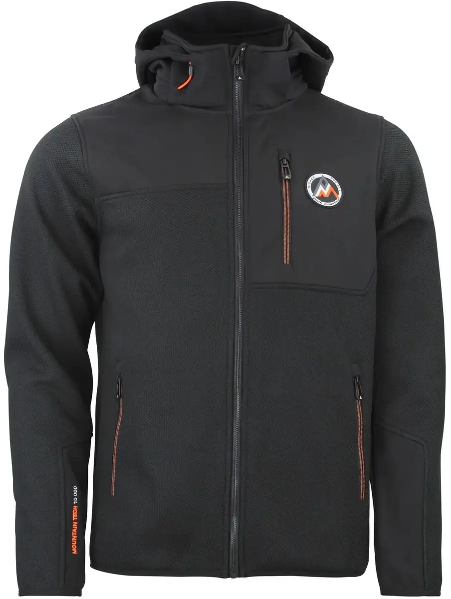Peak Mountain Carhood Afneembare Hoodie - Zwart - afbeelding 5 van 6