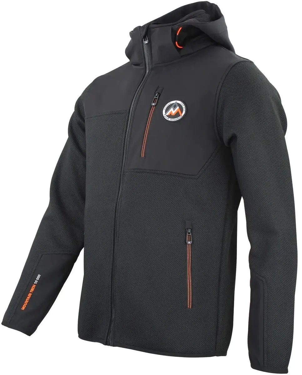 Peak Mountain Carhood Afneembare Hoodie - Zwart - afbeelding 6 van 6