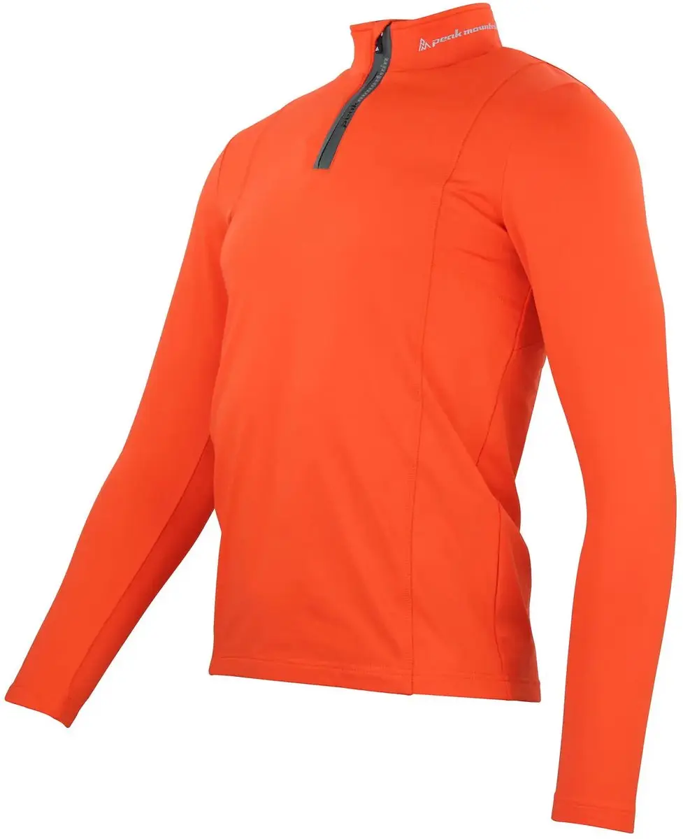 Peak Mountain Canevi Ondertrui met rits - Oranje - XL - afbeelding 6 van 6