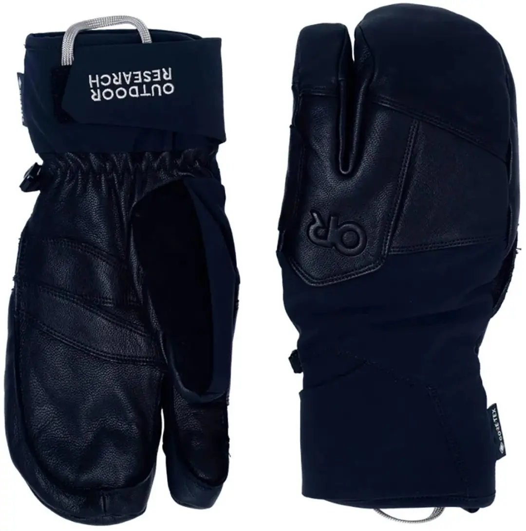 Outdoor Research Team Gore-tex® 3 Finger Handschoenen Blauw L