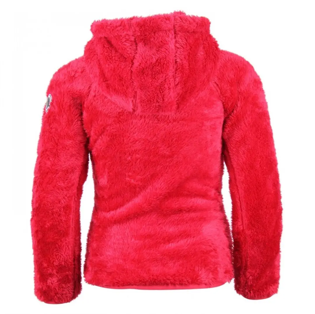 Peak Mountain Meisjesfleece - Kersenrood - Maat 140 - afbeelding 6 van 6