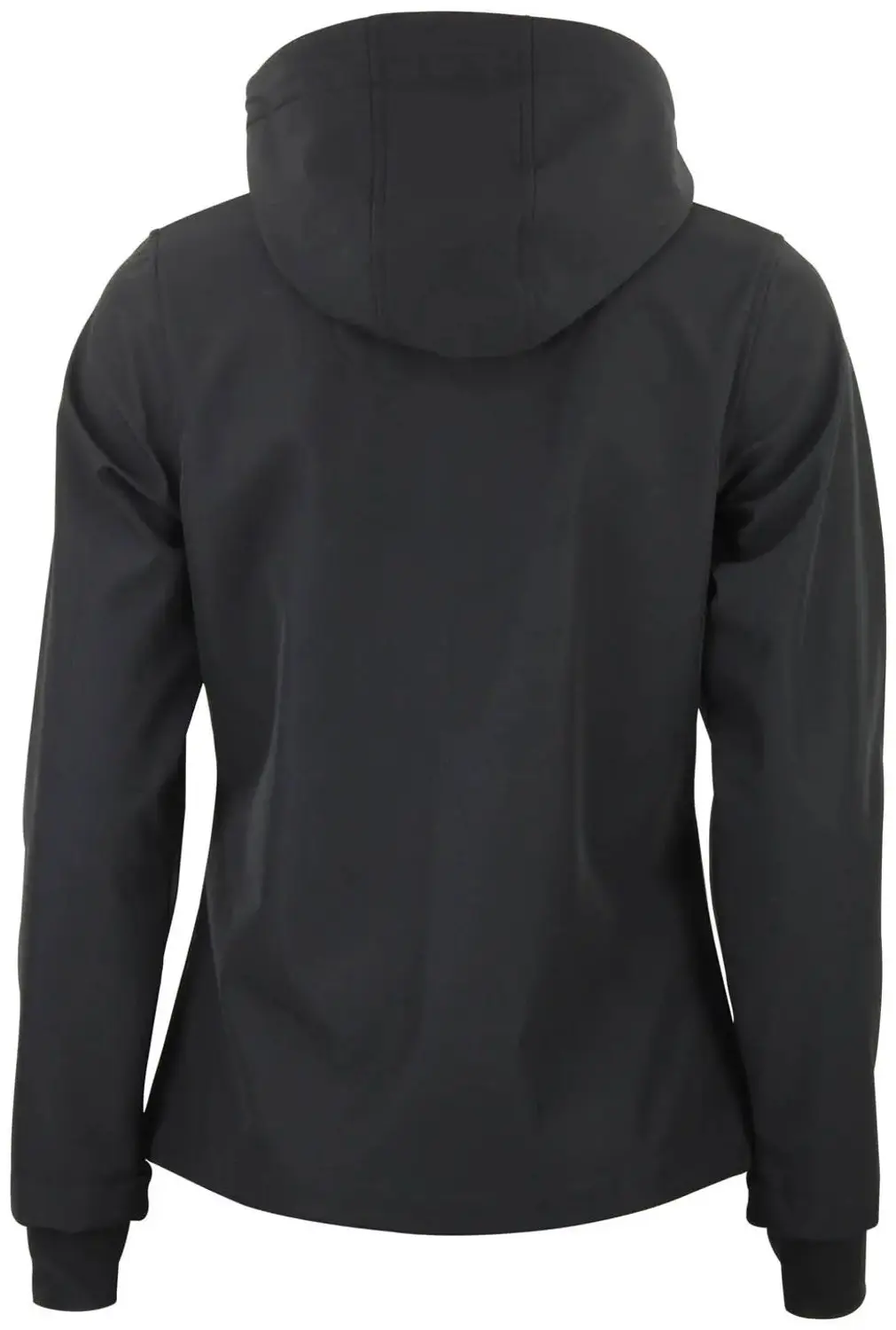 Peak Mountain Dames Softshell Hoodie - Kaki/Zwart - afbeelding 2 van 6