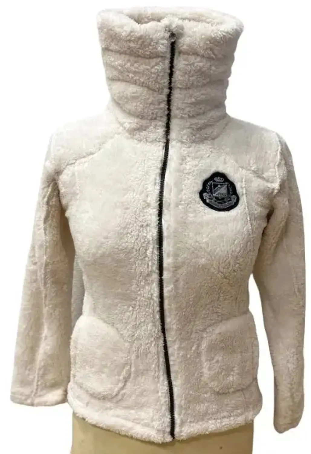 Peak Mountain Gasana Meisjes Fleecejack - Zwart - 146 - afbeelding 5 van 6