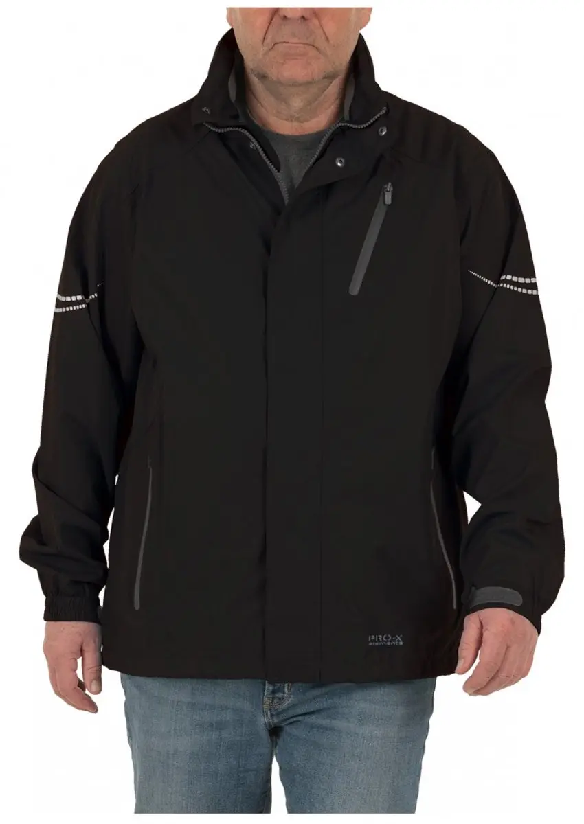 Pro-X Elements Wallis Regenjas Uni - Zwart - XL - afbeelding 3 van 6