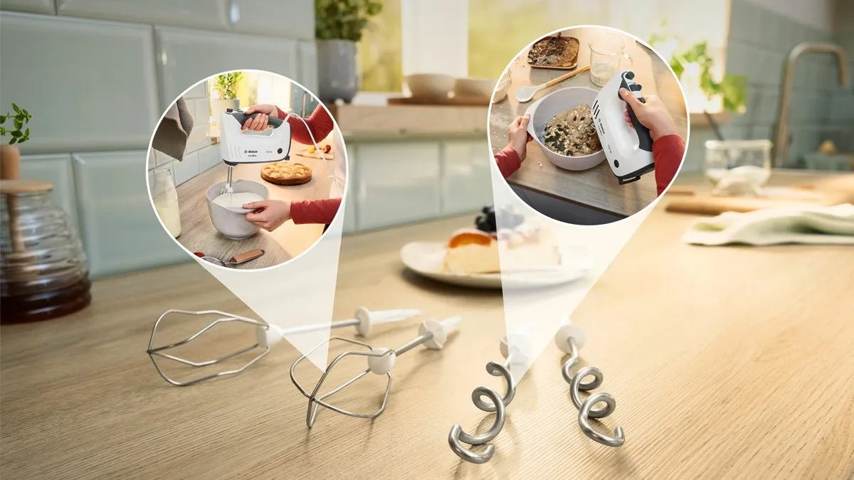 Bosch MFQ37400 Handmixer 750W - 5 Snelheden - Grijs/Wit