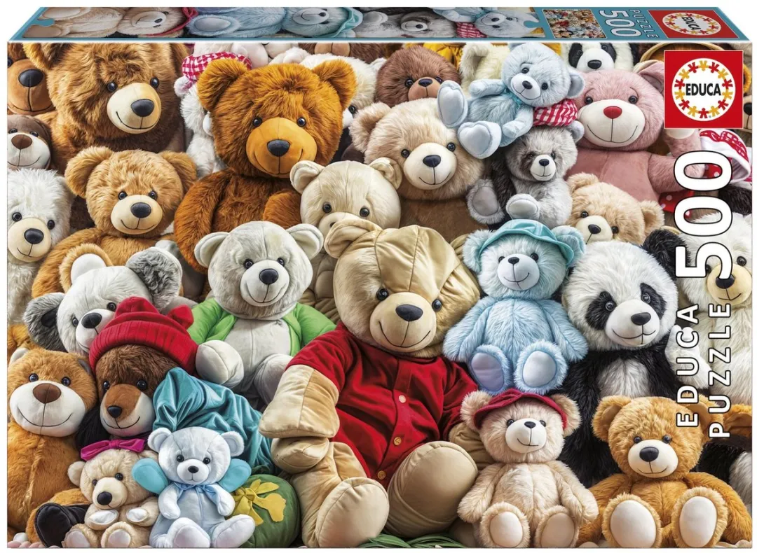 Educa Teddy Bears Puzzel 500 Stuks - Multicolor