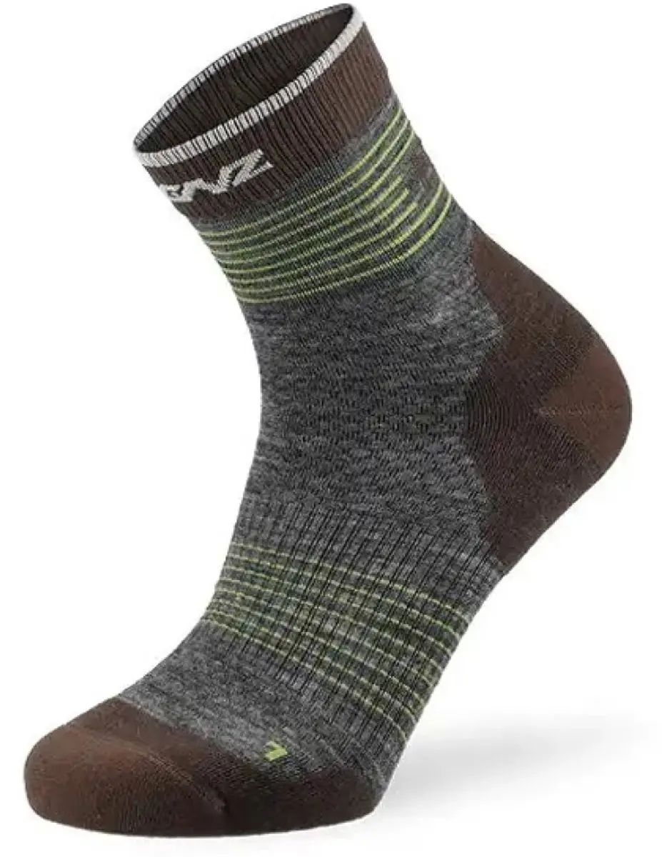 Lenz Merino Outdoor 2 Low Half Lange Sokken Grijs EU 35-38