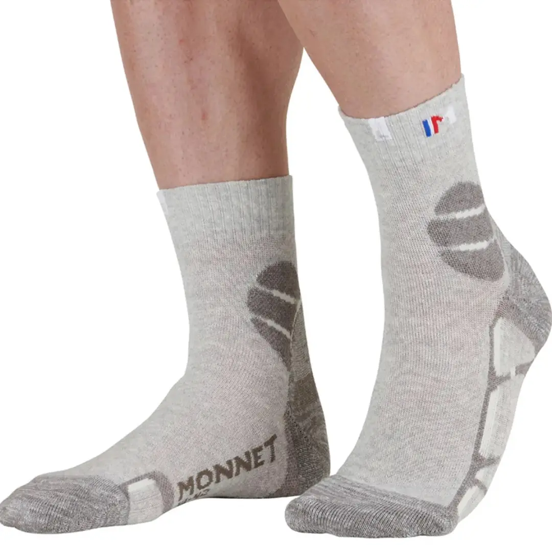 Monnet Mid Lin Sokken - Grijs/Wit - afbeelding 6 van 6