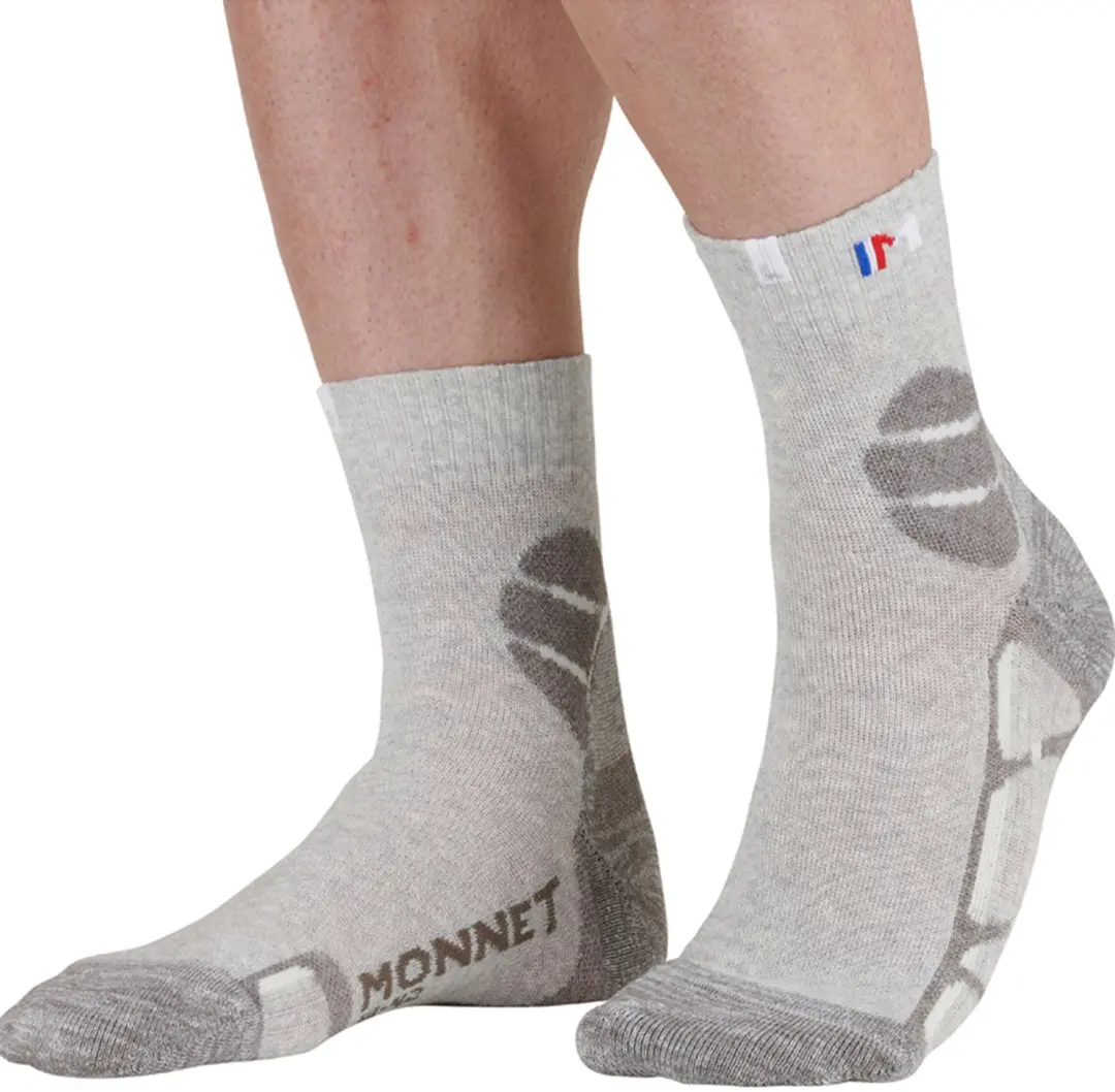 Monnet Mid Lin Sokken - Grijs/Wit - afbeelding 2 van 6