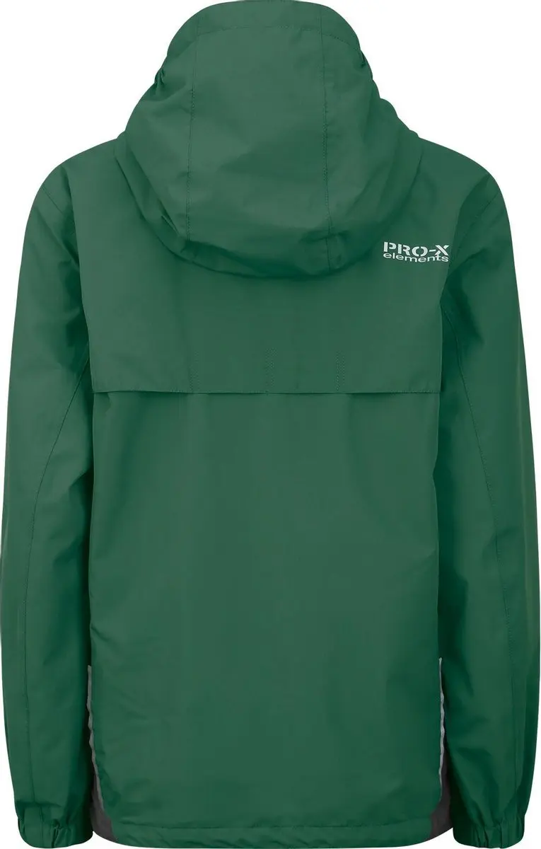 Pro-X Elements Olof Regenjas - Donkergroen - 164 - afbeelding 2 van 2