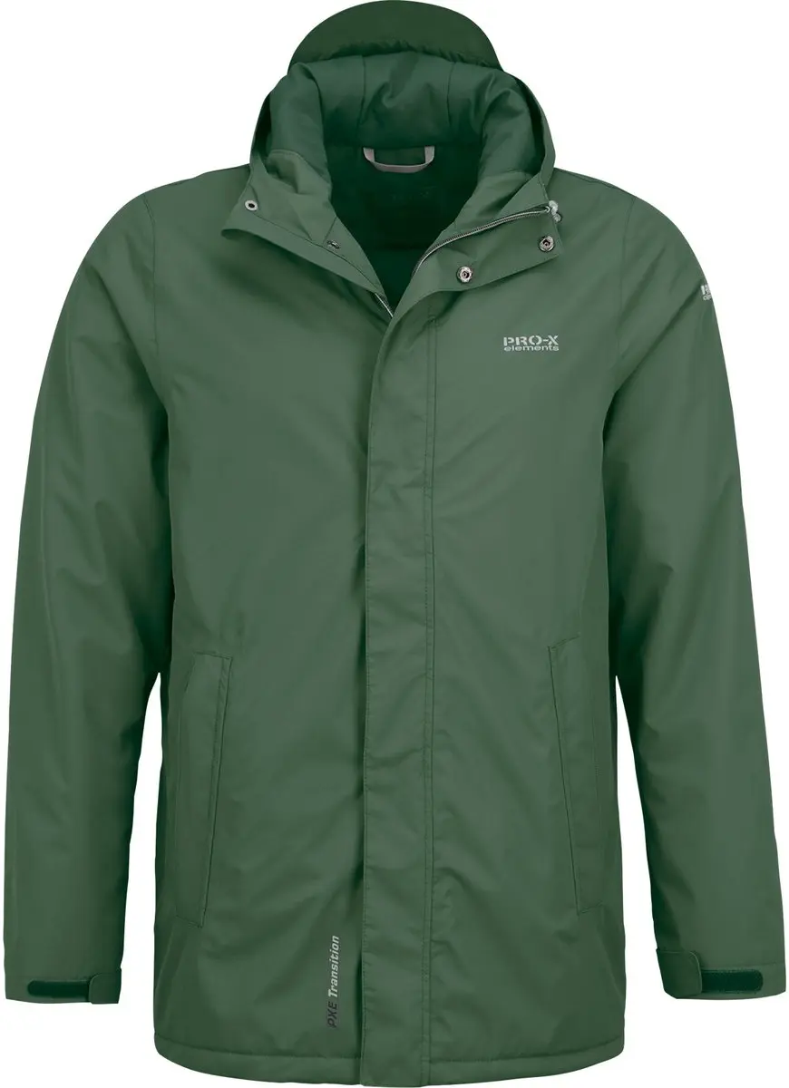 Pro-x Elements Outdoorjas Dale Heren Polyester Donkergroen Mt L