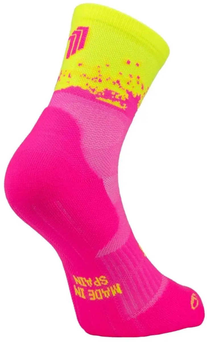 Sporcks pink splash / Pink/ hardloopsokken / L/ 44-46/ sportsokken -naadloos