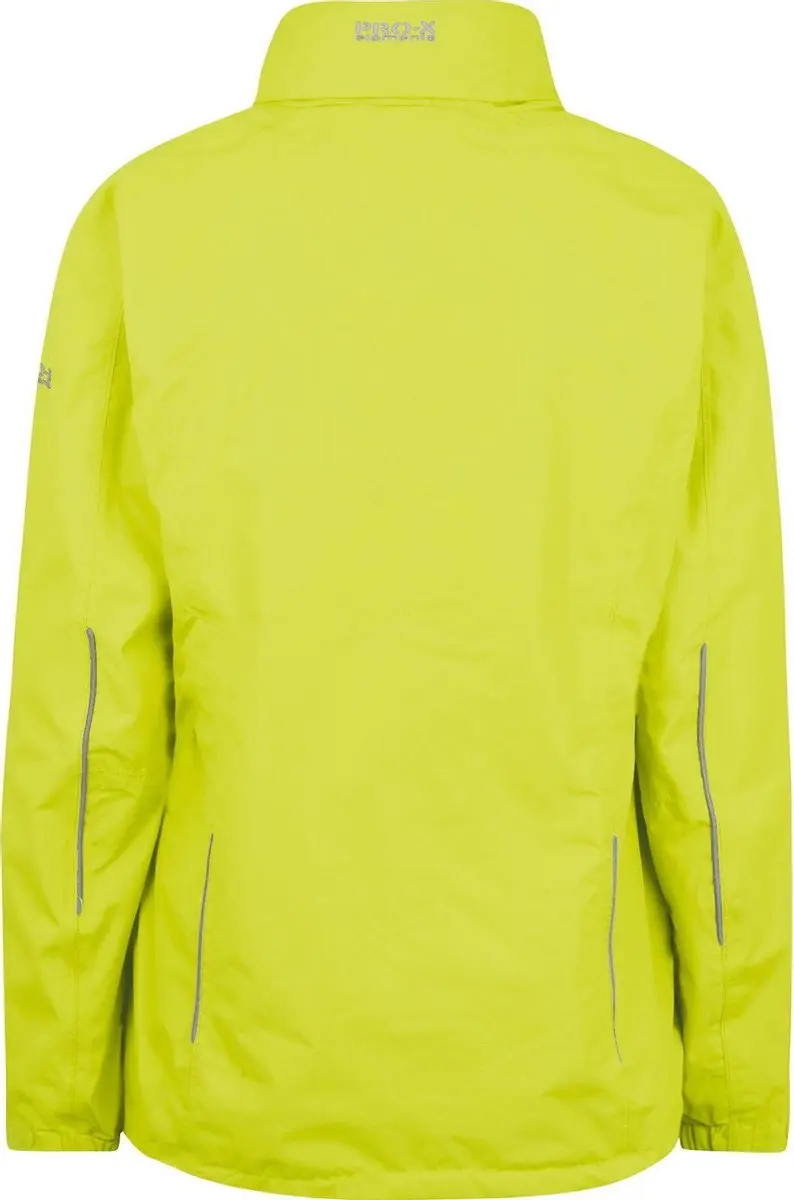 Pro-X Elements - PXE-PRO lichtgewicht regenjas voor dames - Melinda - Neon geel - maat 38 - afbeelding 2 van 6