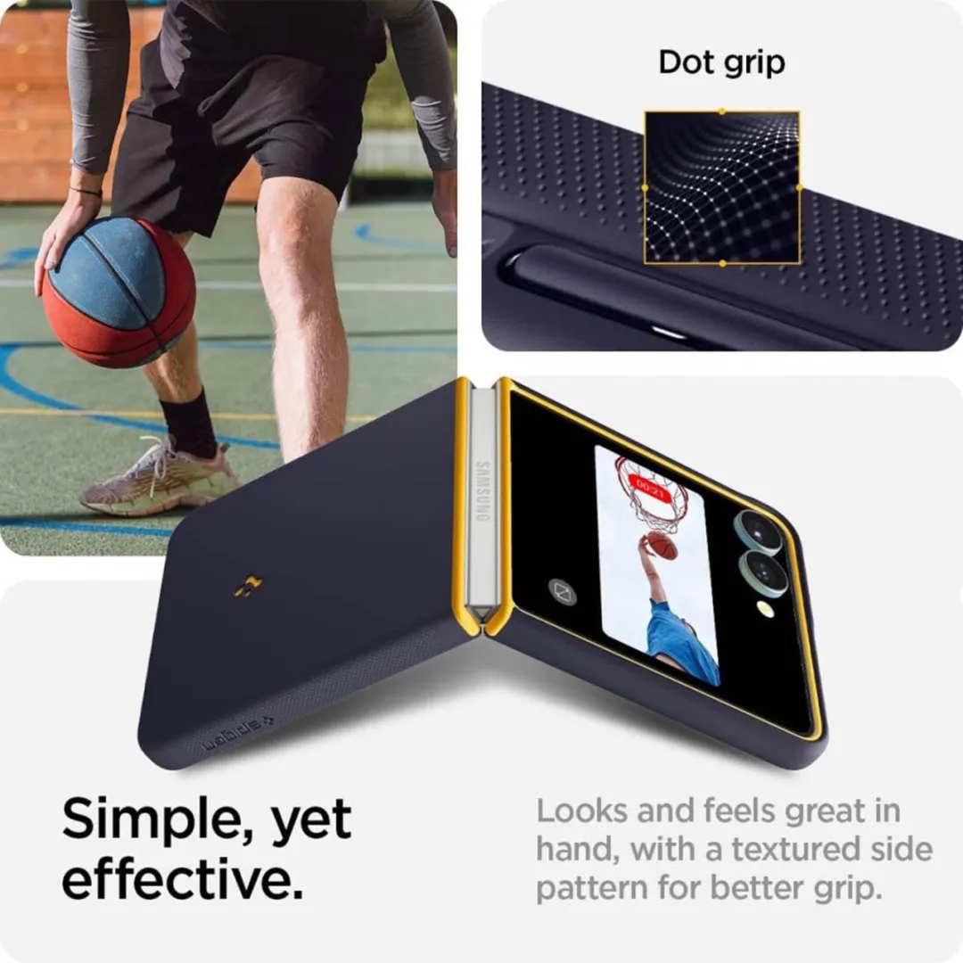 Spigen Nano Pop MagSafe Hoesje Zwart - Samsung Galaxy Z Flip 7