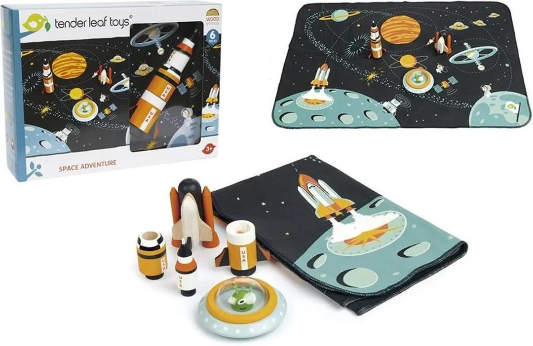 Tender Toys Ruimte Avontuur Speelset Junior 6-delig