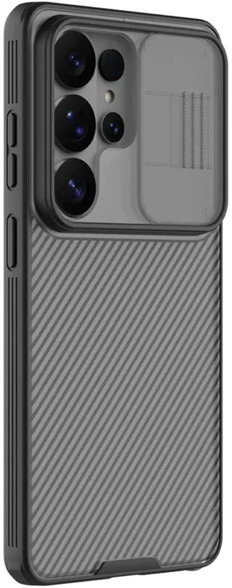 Nillkin CamShield Hoesje Samsung Galaxy S26 Ultra - Camera Slider - Transparant Zwart