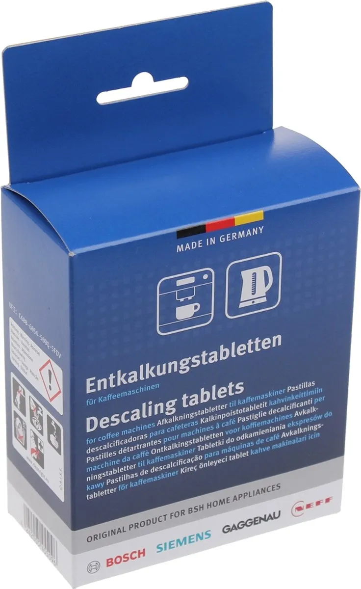 Bosch Ontkalkingstabletten TCZ6002