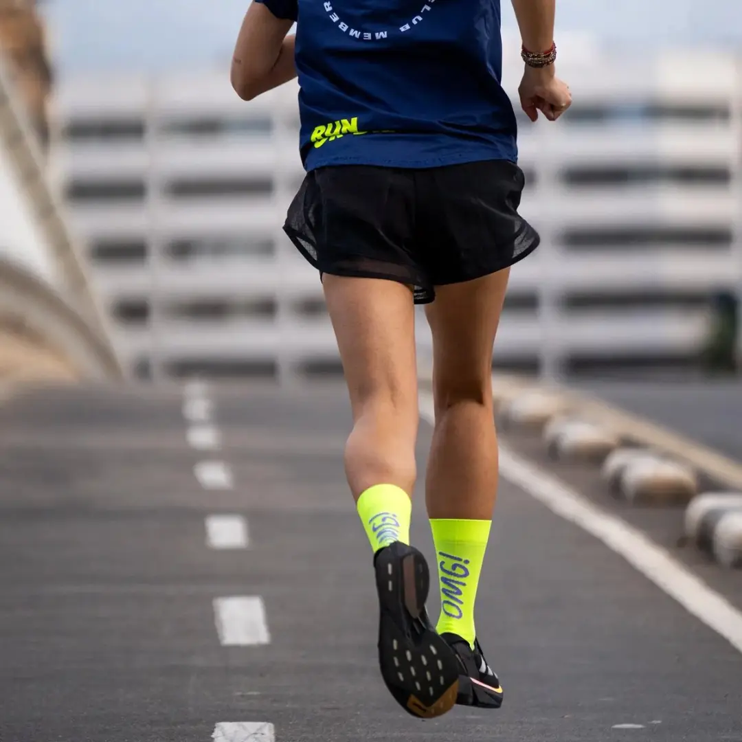 Sporcks OMG Hardloopsokken - Geel - 41-43 - afbeelding 2 van 3