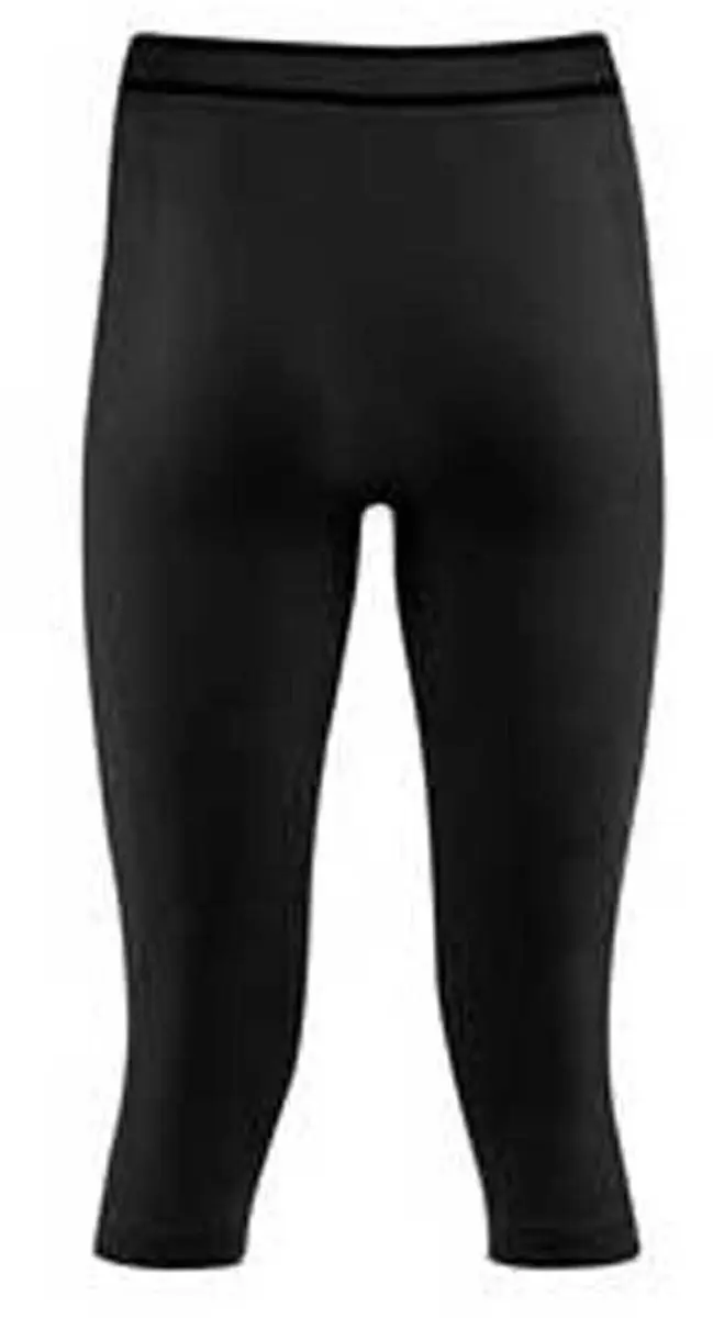 Lenz Merino 6.0 Dames 3/4 Legging - Zwart S - afbeelding 2 van 4