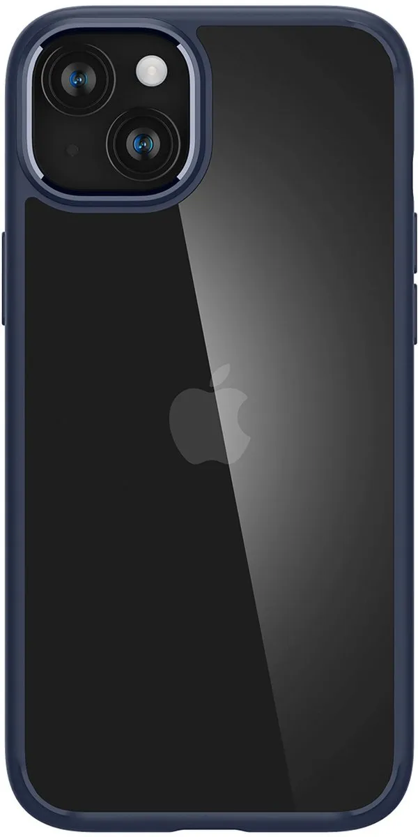 Spigen Ultra Hybrid ACS06659 Hoesje - iPhone 15 Plus - Blauw