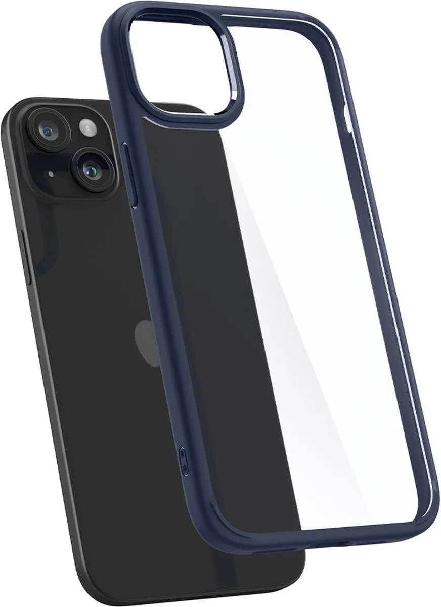 Spigen Ultra Hybrid ACS06659 Hoesje - iPhone 15 Plus - Blauw - afbeelding 6 van 6