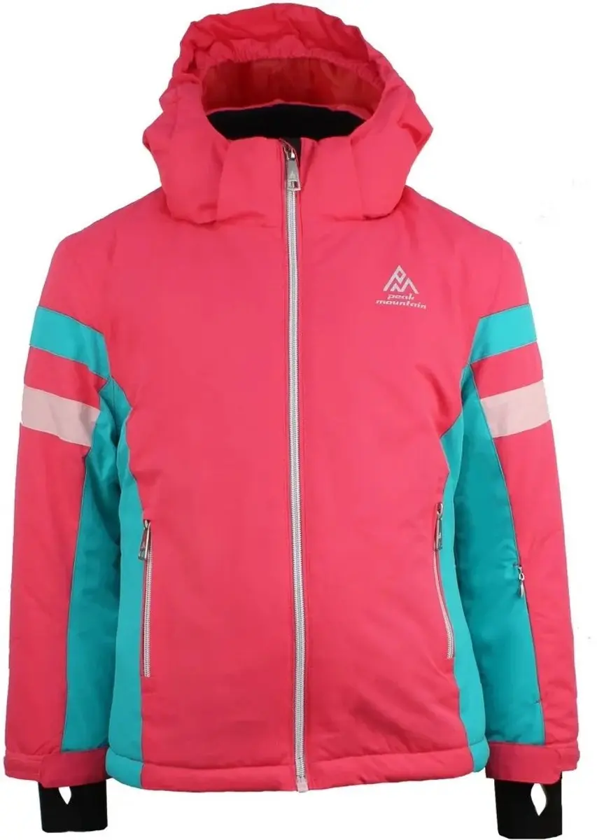 Peak Mountain Fancel Meisjes Skipak - Turquoise - 152/158 - afbeelding 4 van 6