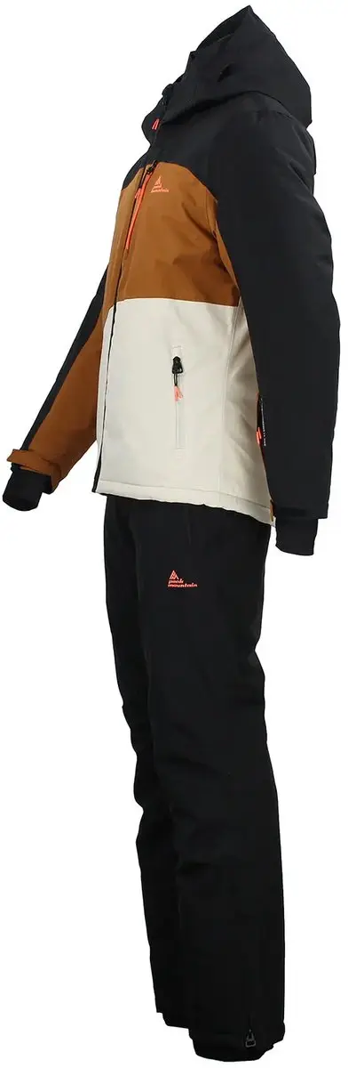 Peak Mountain Cerome Skijas en Skibroek Set - Zwart/Kamel - XXL - afbeelding 4 van 6