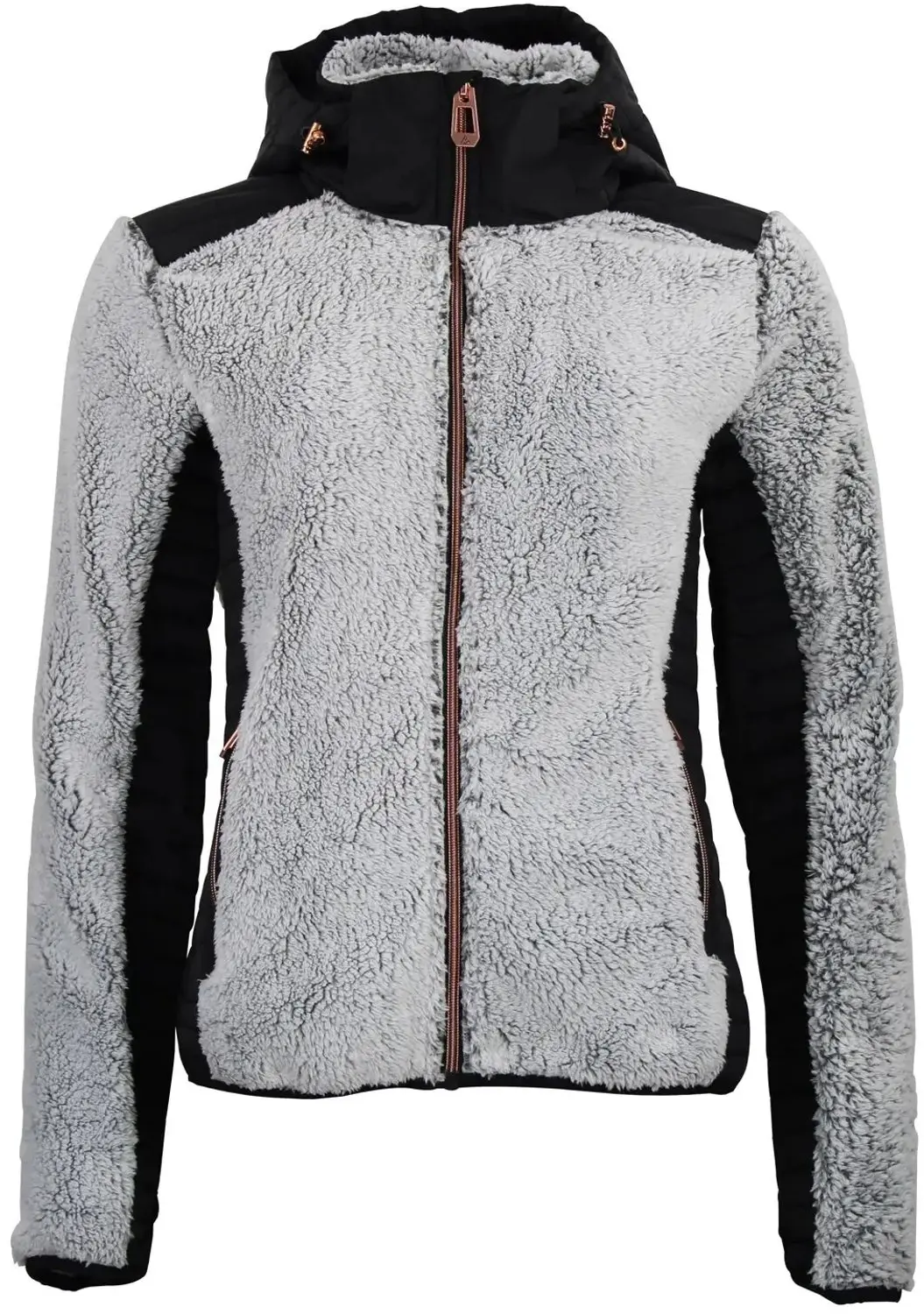 Peak Mountain Dames Gebreide Hoodie met Rits