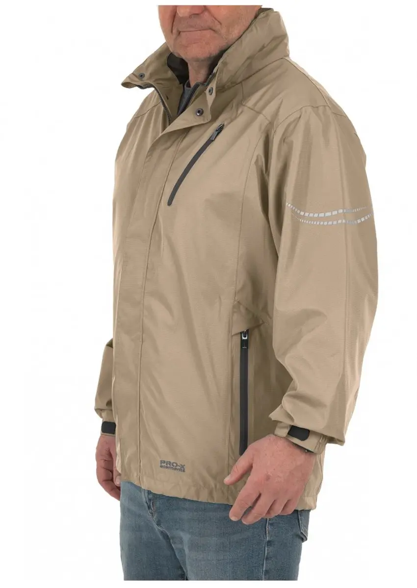 Pro-X Elements Wallis Heren Regenjas - Beige XXL - afbeelding 6 van 6