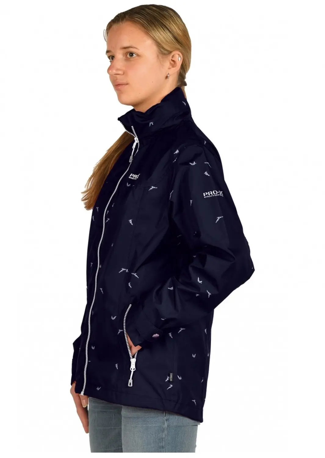 Pro-X Elements Elena Dames Regenjas - Blauw - 40 - afbeelding 5 van 6