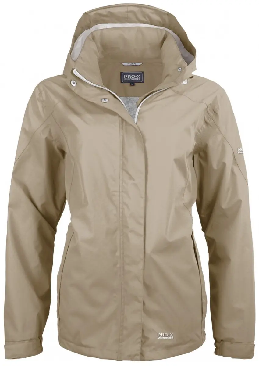 Beige dames regenjas Carrie van Pro-X Elements XL