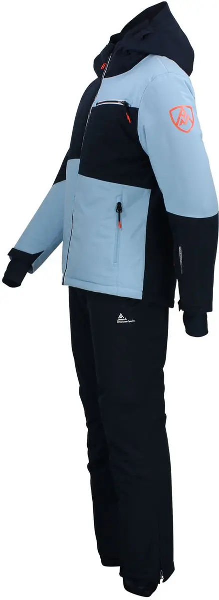 Peak Mountain Cardio Ski Jack en Broek Set - Marineblauw - afbeelding 3 van 6