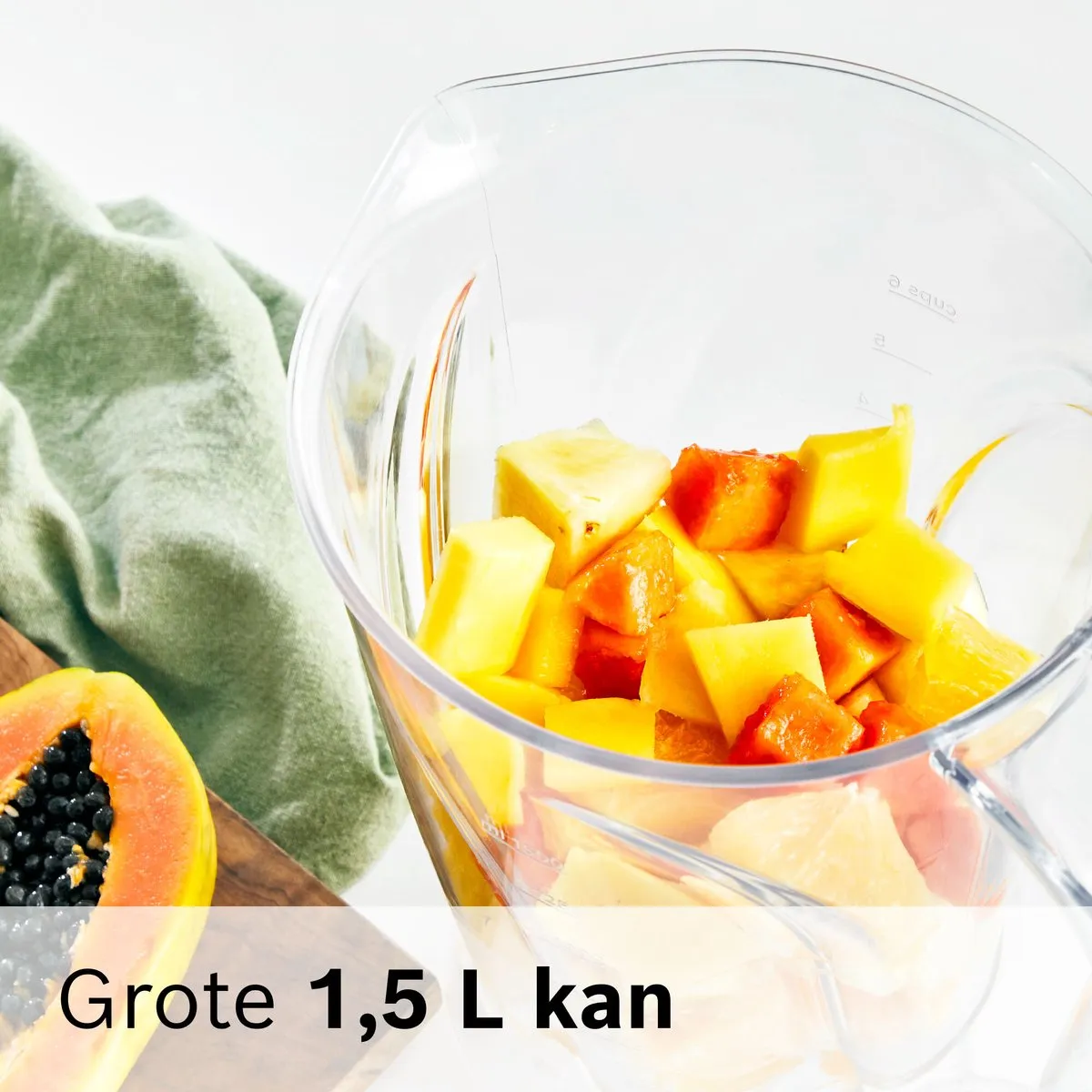 Bosch MMB614GO VitaPower Blender 1200W - Zwart