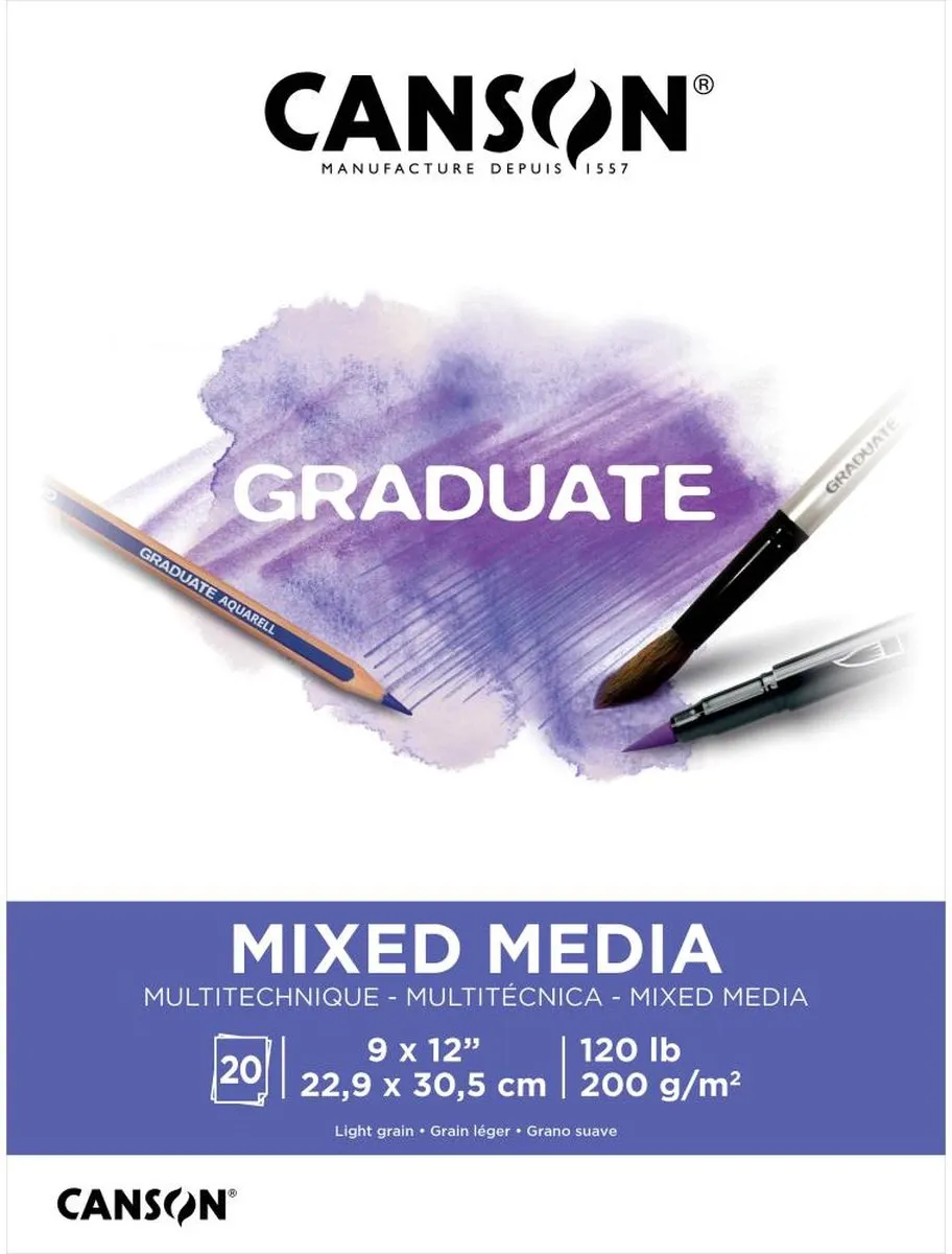 Canson Graduate Series Mixed Media Pad C525008001