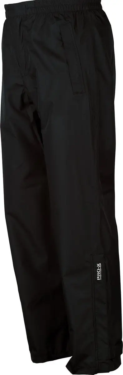 Zwarte extra korte dames regenbroek Majola van Pro-X Elements M - afbeelding 3 van 4