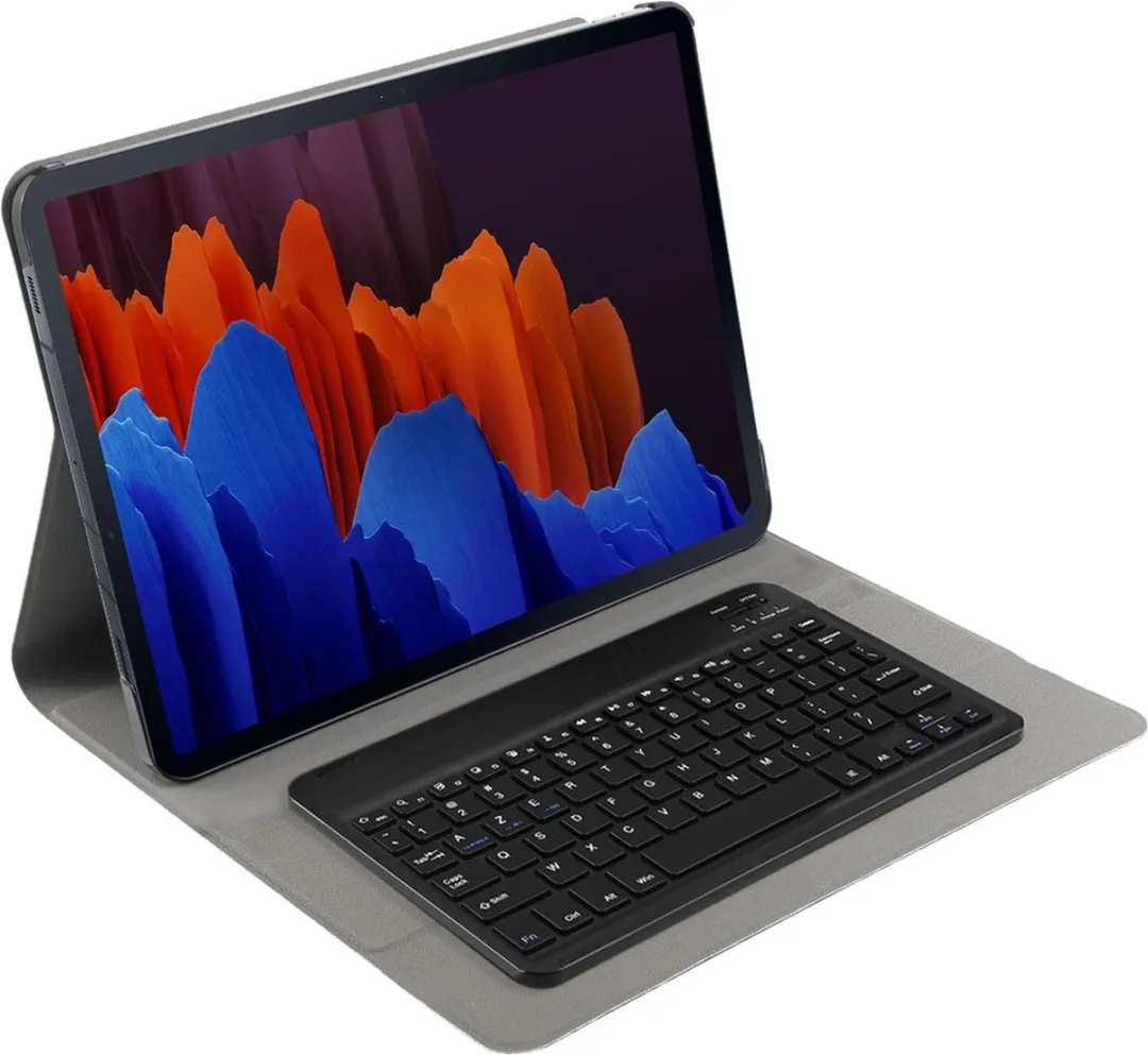 Just in Case Samsung Galaxy Tab S7+ Toetsenbordhoes - Zwart