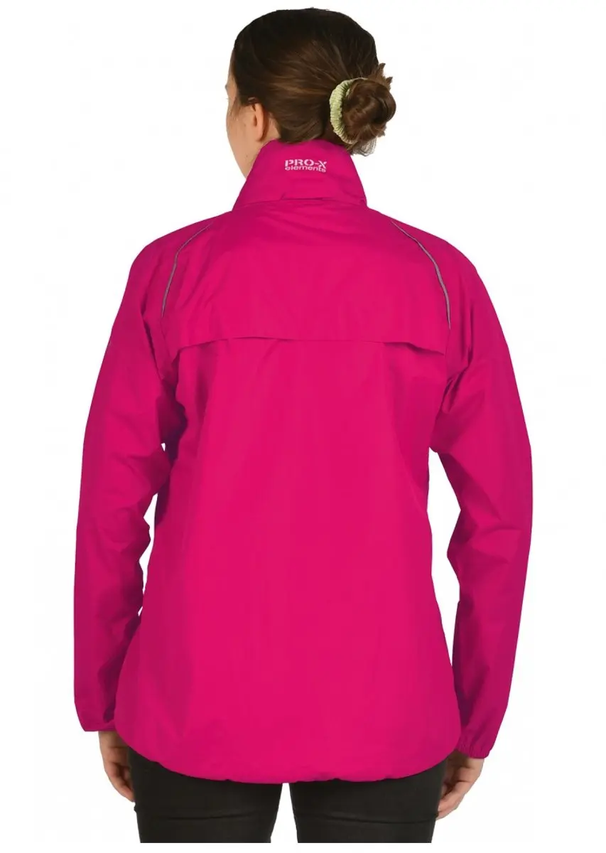Pro-X Elements Packable Dames Regenjas - Roze - 5XL - afbeelding 5 van 6