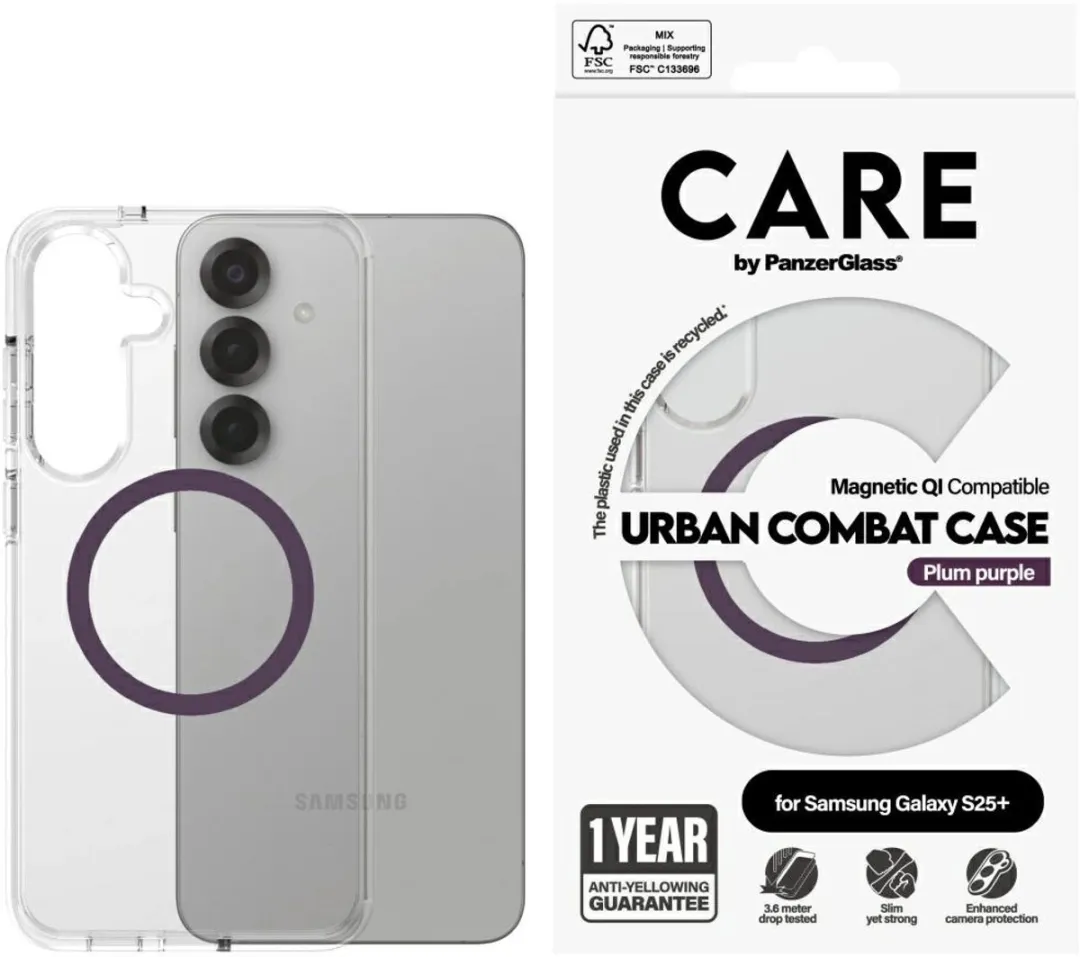 PanzerGlass Hoesje Samsung Galaxy S25+ - Transparant - MPN 5715685016974