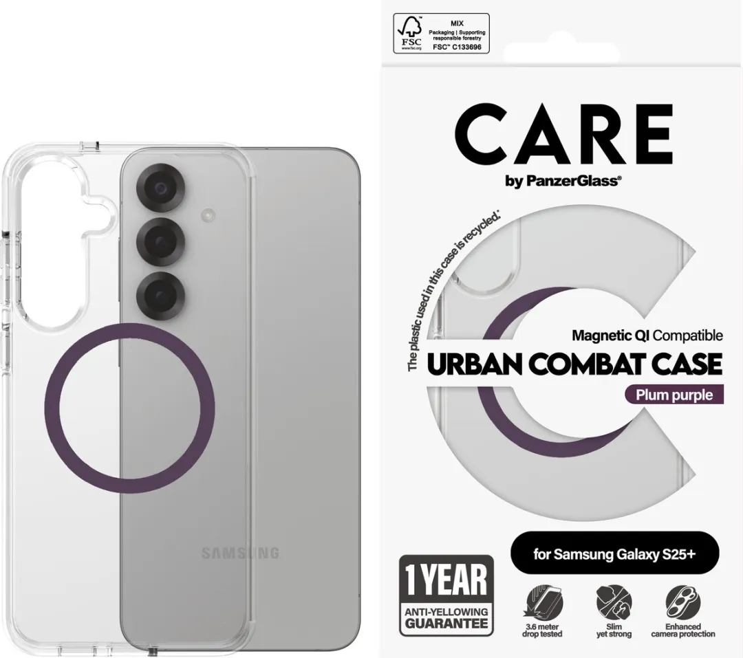 PanzerGlass Hoesje Samsung Galaxy S25+ - Transparant - MPN 5715685016974