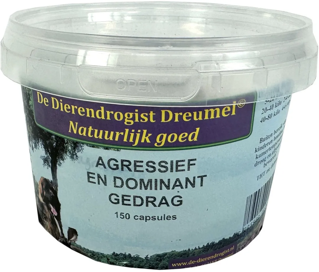 Dierendrogist Agressief / Dominant Capsules
