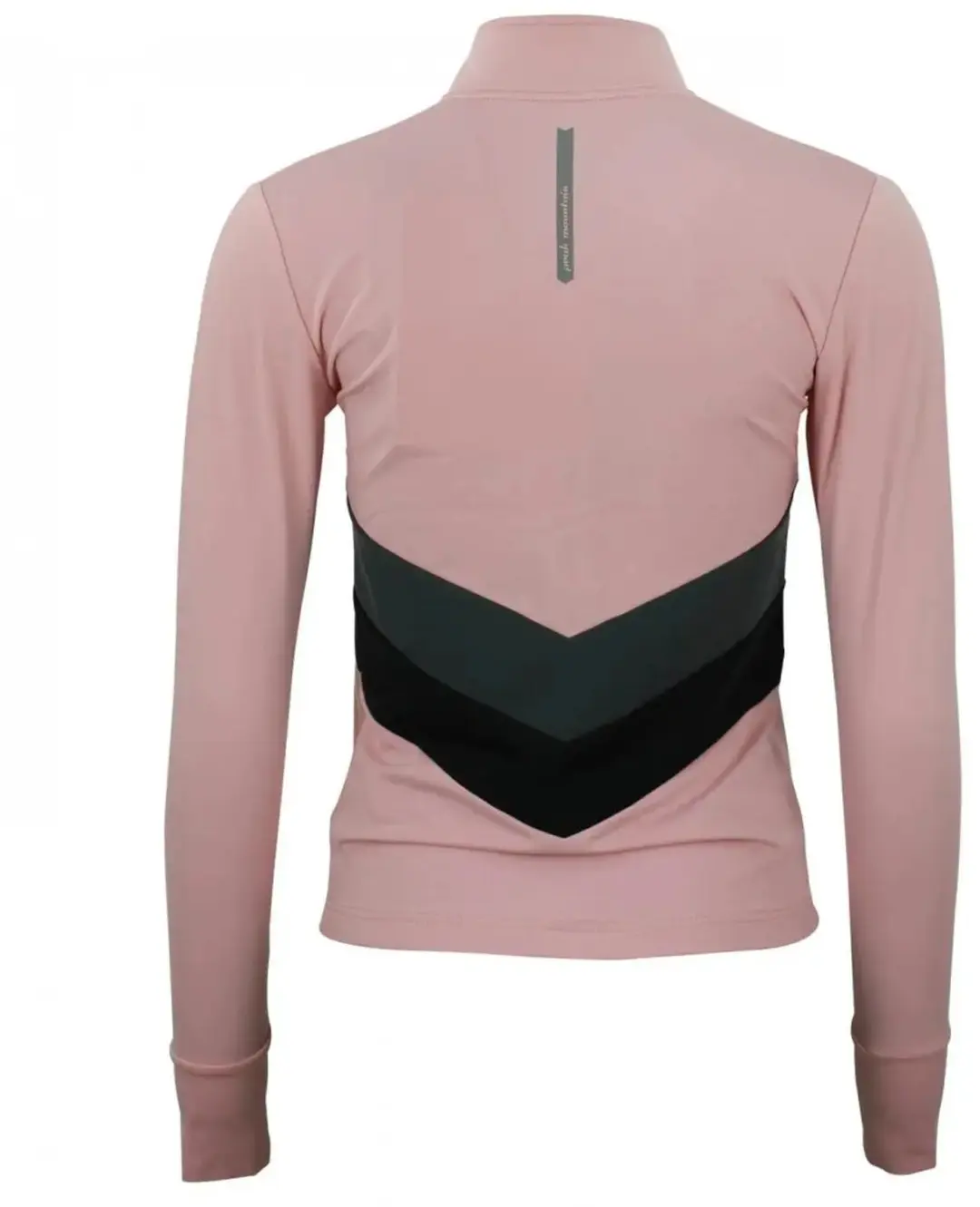 Peak Mountain 1st Skin Dames-T-shirt met Doorlopende Rits - Roze - L - afbeelding 2 van 2