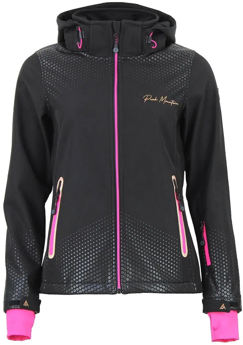 Peak Mountain Dames Fleece Vest met Capuchon