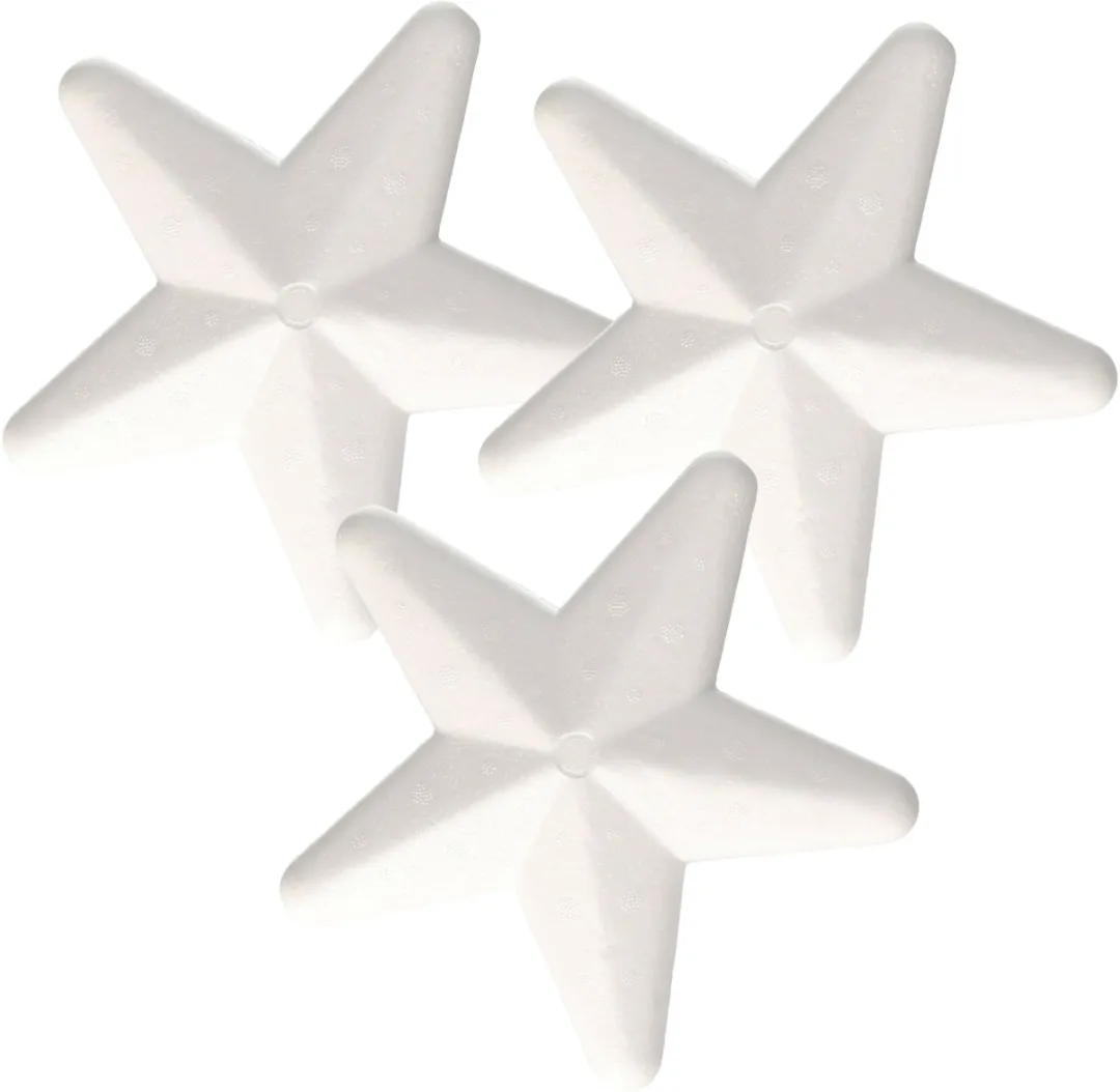 Glorex Piepschuim Kerstster 20cm