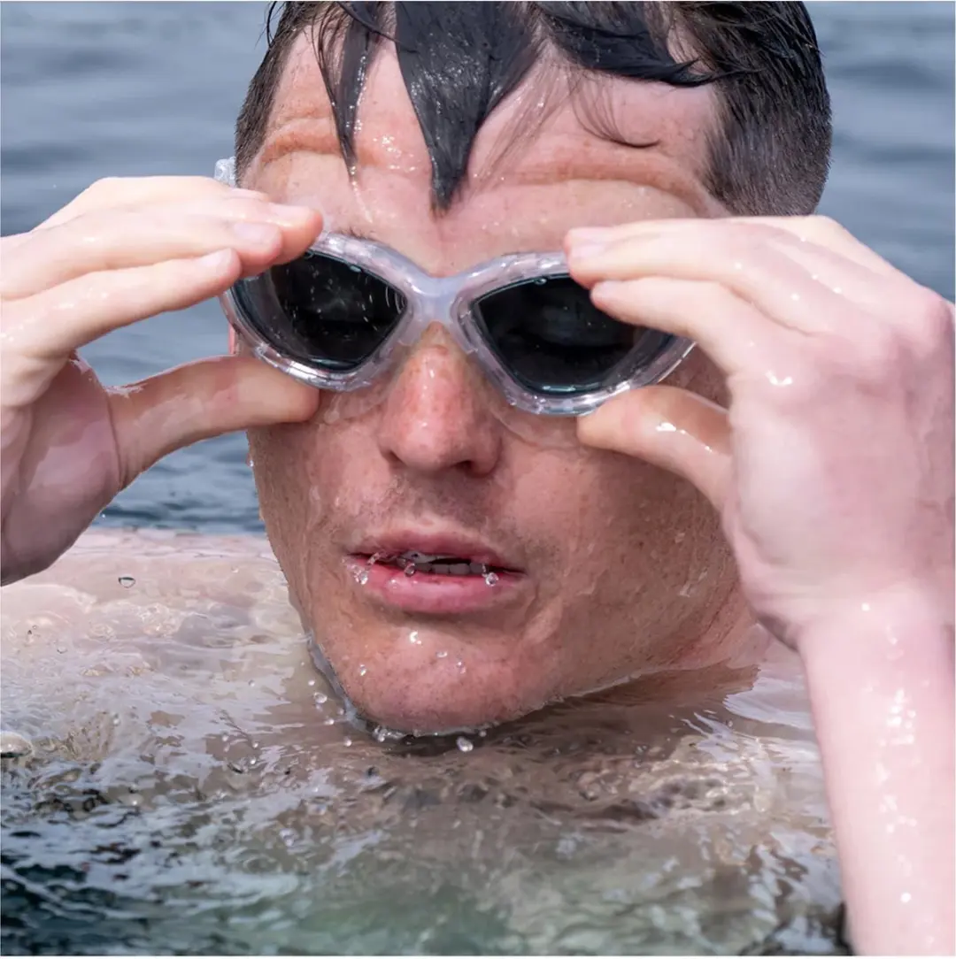 HUUB Manta Ray Zwembril - Smoke - afbeelding 3 van 5