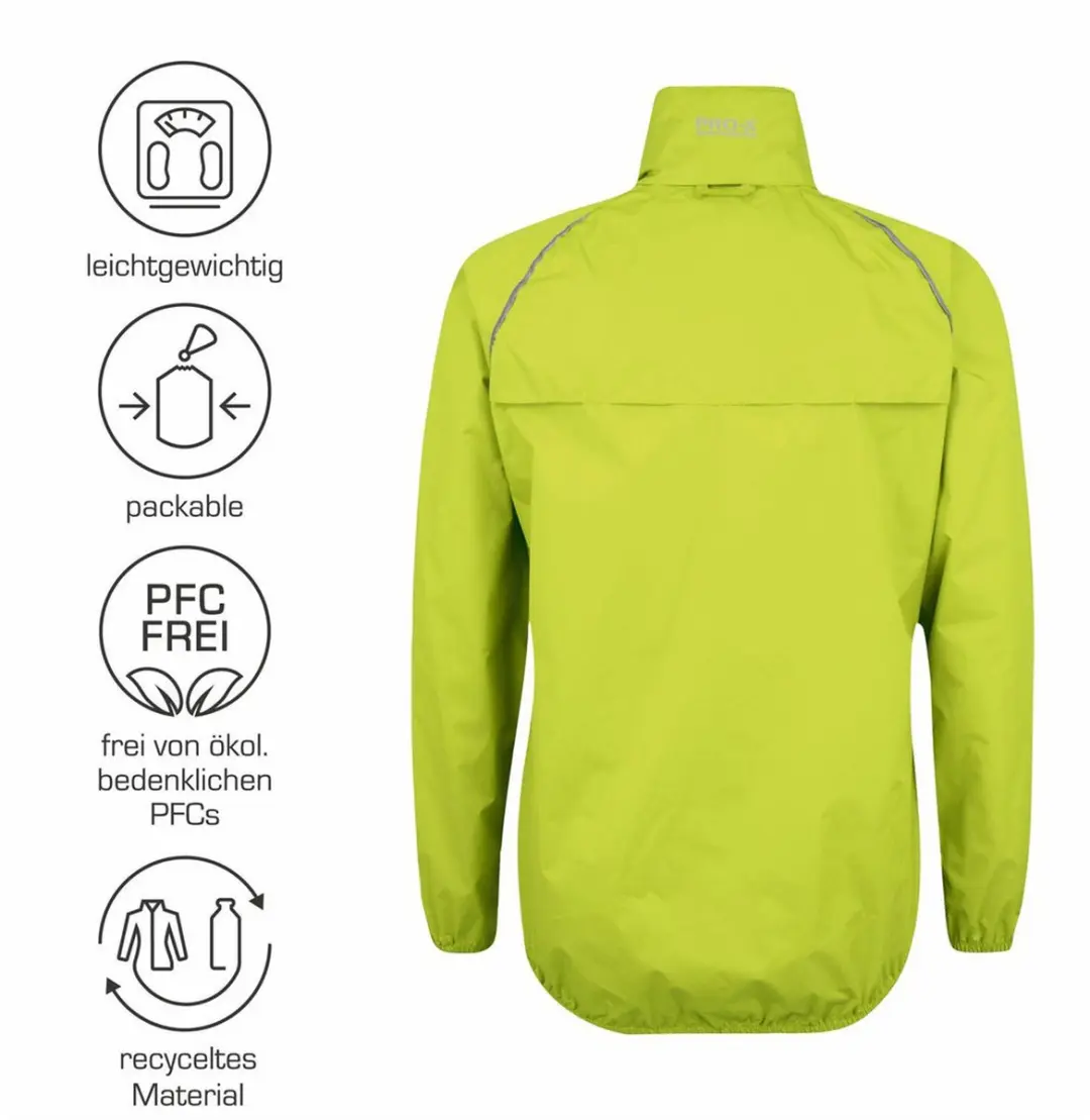 Pro-X Elements Light Packable Regenjas Dames - Lichtgroen - XL - afbeelding 2 van 6