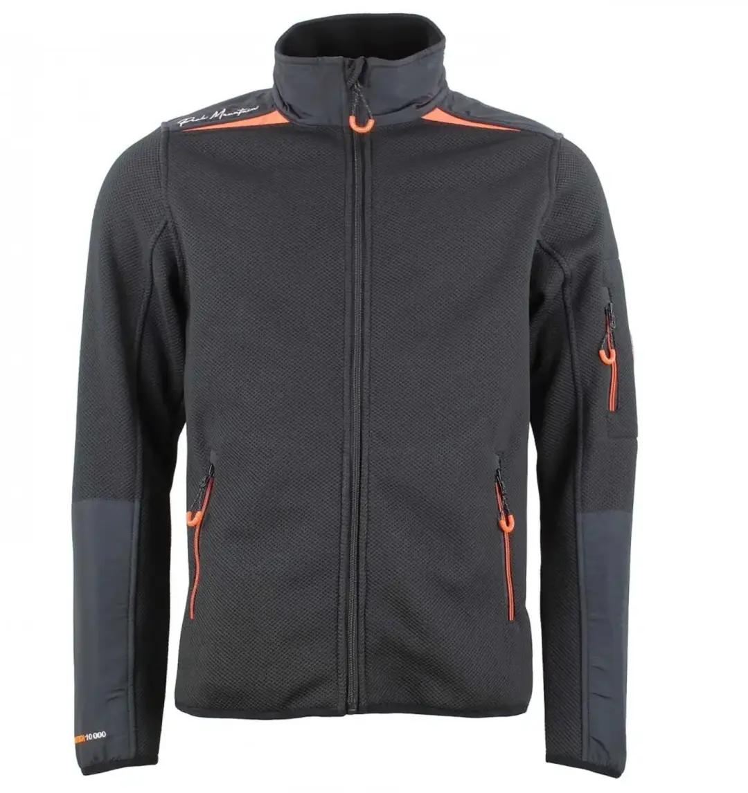 Peak Mountain Fleecejack - Zwart - afbeelding 3 van 6