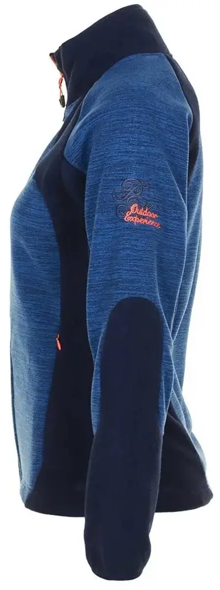 Peak Mountain Acut Dames Fleecejack - Blauw - M - afbeelding 2 van 6