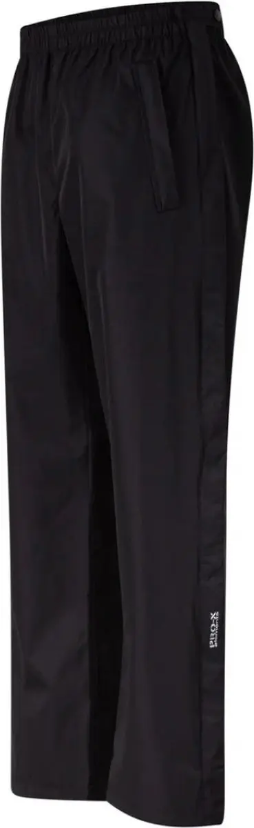 Zwarte extra korte dames regenbroek Logon van Pro-X Elements XS