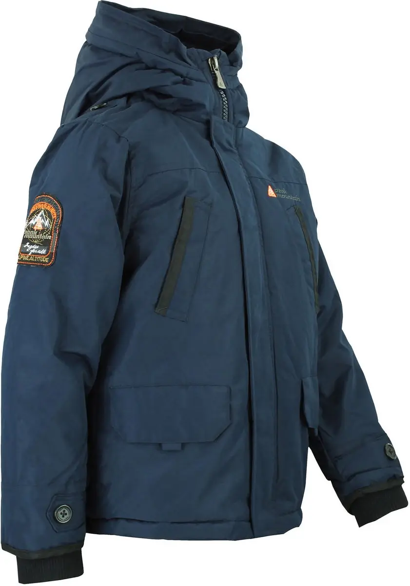 Peak Mountain Ecapeak Skiparka voor kinderen - Blauw - afbeelding 4 van 6